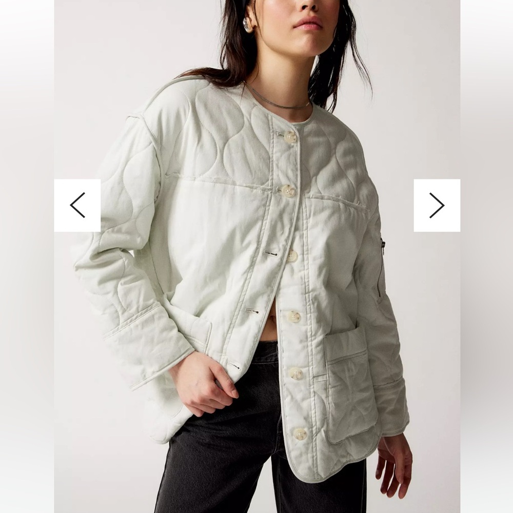 Urban Outfitters Rene Quilted Liner Jacket